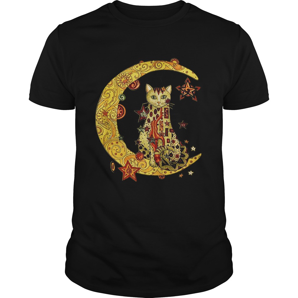 Cat on the moon Cat humor animalday shirt