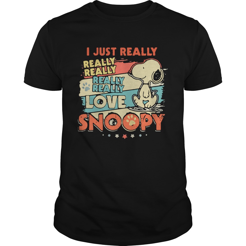 I Just Really Really Really Really Love Snoopy Shirt