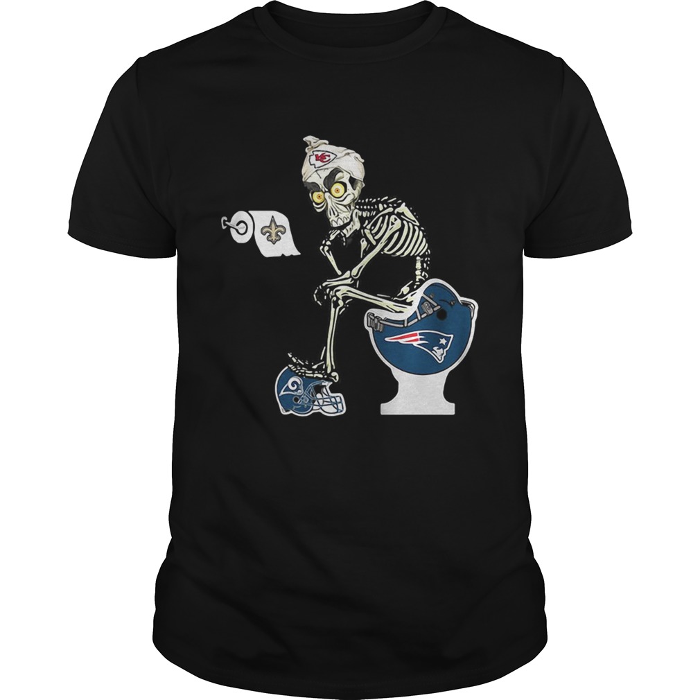 Jeff Dunham Puppet Kansas City Chiefs toilet shirt