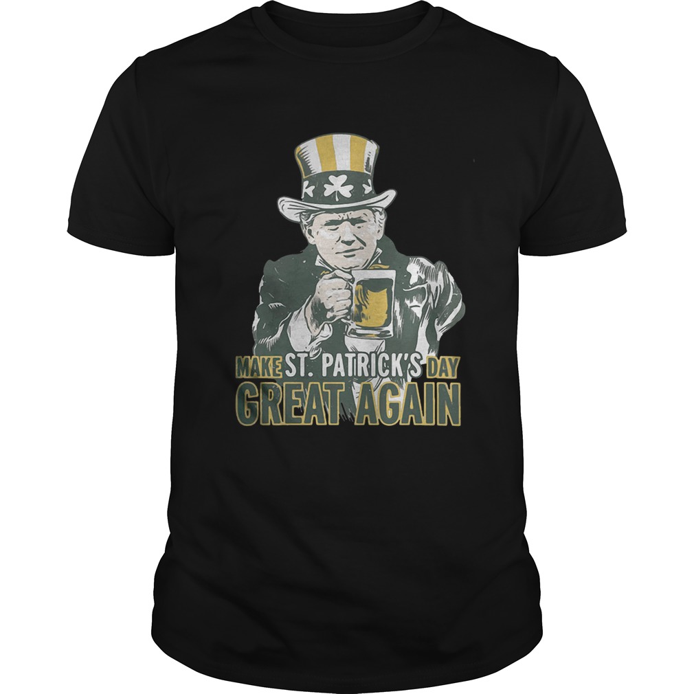 Trump make St Patrick’s day great again shirt