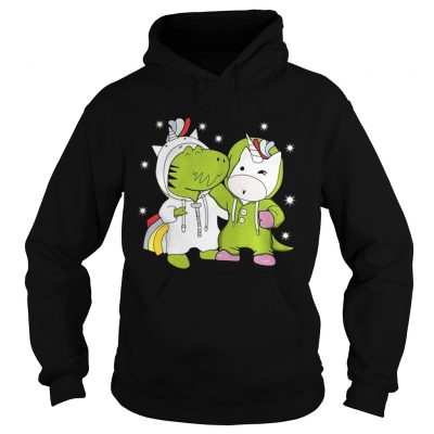 Hoodie Dinosaur and Unicorn are best friends shirt