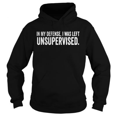 Hoodie In My Defense I Was Left Unsupervised Shirt