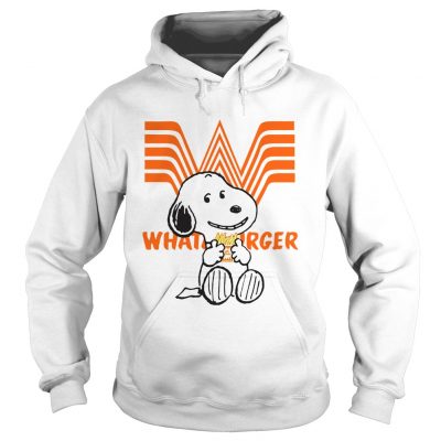 Hoodie Snoopy eating Whataburger shirt