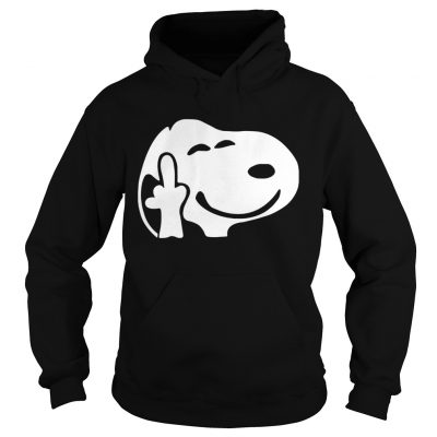 Hoodie Snoopy fuck you shirt