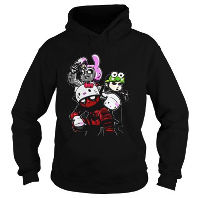 Hoodie Team Hello Kitty Deadpool Colossus And Negasonic Teenage Warhead shirt