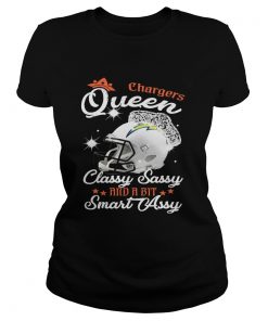 Ladies Tee Chargers Queen Classy Sassy And A Bit Smart Assy Shirt