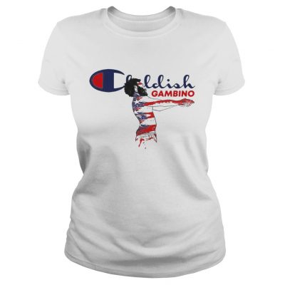 Ladies Tee Childish gambino stickers shirt