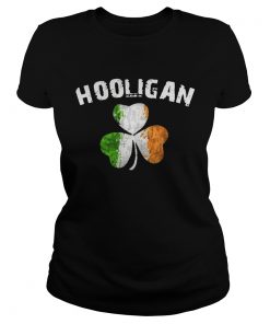 Ladies Tee Hooligan Irish Patrick day shirt