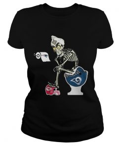 Ladies Tee Jeff Dunham Puppet New Orleans Saints toilet shirt