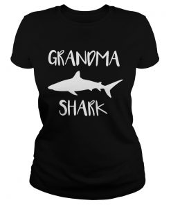 Ladies Tee Official Grandma shark shirt