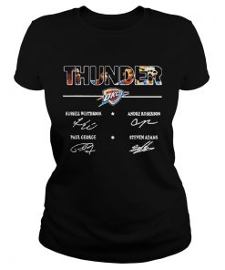 Ladies Tee Oklahoma City Thunder Signature Shirt