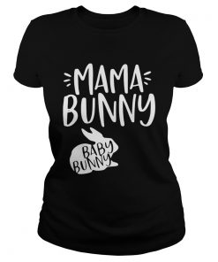 Ladies Tee Rabbit mama bunny baby bunny shirt