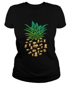 Ladies Tee Sloth Pineapple shirt