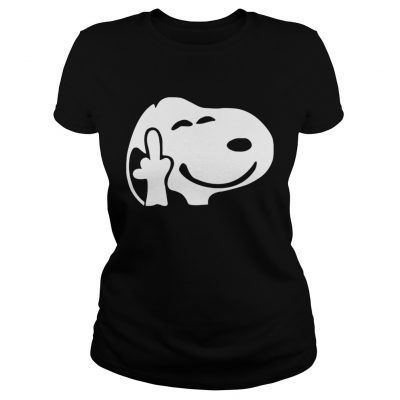 Ladies Tee Snoopy fuck you shirt