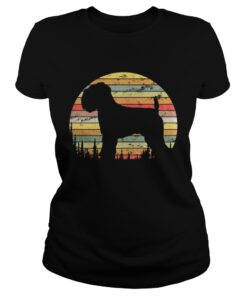 Ladies Tee Soft Coated Wheaten Terrier Dog Retro 70s Vintage Shirt