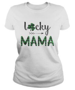 Ladies Tee St Patricks Day lucky Mama shirt