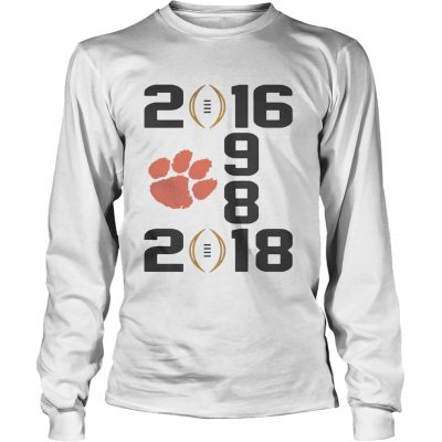 Longsleeve Tee 1987 2016 2018 Clemson Tigers shirt