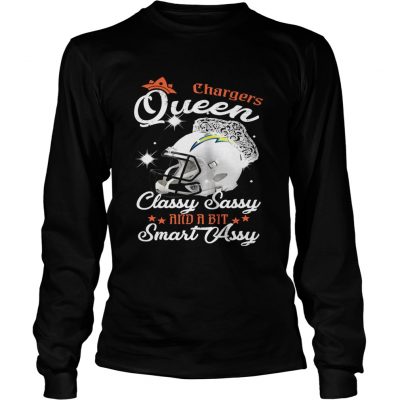 Longsleeve Tee Chargers Queen Classy Sassy And A Bit Smart Assy Shirt