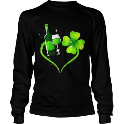 Longsleeve Tee Goblet four leaf clover shirt