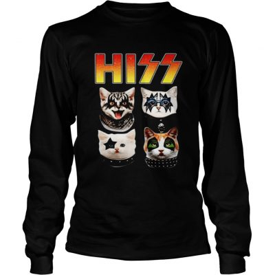 Longsleeve Tee Hiss Cats Kittens Kiss rock shirt