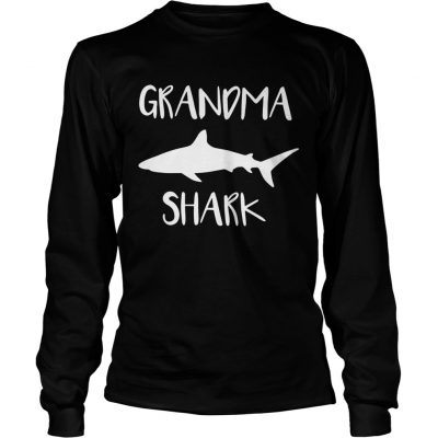 Longsleeve Tee Official Grandma shark shirt