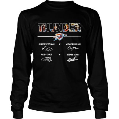 Longsleeve Tee Oklahoma City Thunder Signature Shirt