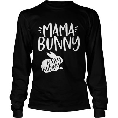 Longsleeve Tee Rabbit mama bunny baby bunny shirt