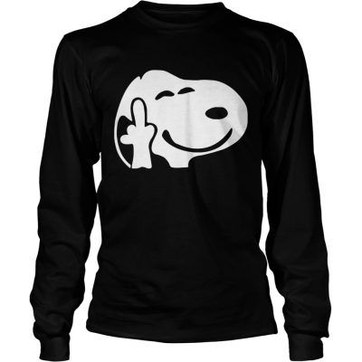 Longsleeve Tee Snoopy fuck you shirt