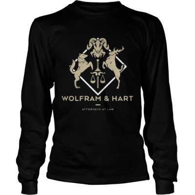 Longsleeve Tee Wolfram and Hart Attorneys at law shirt