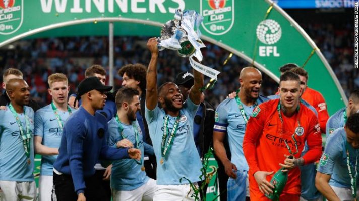 Manchester City retained the League Cup trophy and is still in the hunt for the quadruple.