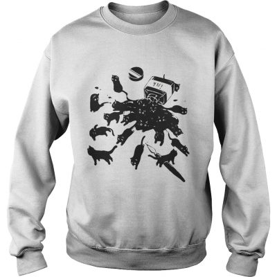 Sweatshirt Cats in ink bottle shirt