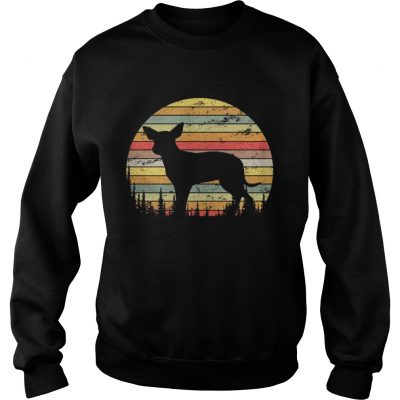 Sweatshirt Mexican Hairless Dog Retro 70s Vintage Dog Shirt