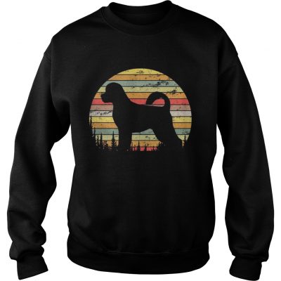 Sweatshirt Portuguese Water Dog Retro 70s Vintage Dog Lover Shirt