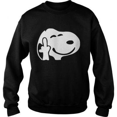 Sweatshirt Snoopy fuck you shirt