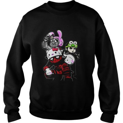 Sweatshirt Team Hello Kitty Deadpool Colossus And Negasonic Teenage Warhead shirt