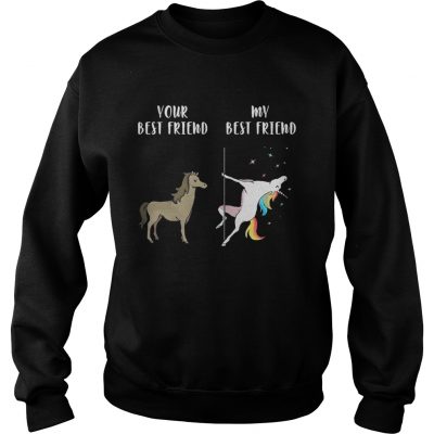 Sweatshirt Your best horse friend my best friend unicorn shirt