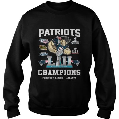 SweatshirtPatriots Liii Champions February 3 2009 Atlanta shirt