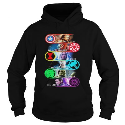 Avenger Endgame one last mission sacrifice stand fight smash shot hoodie