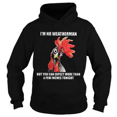 Cock Im no weatherman but you can except more than a few inches tonight hoodie