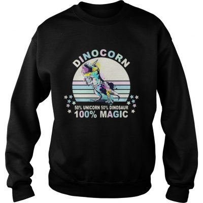 Dinocorn 50 unicorn 50 Dinosaur 100 Magic sweatshirt