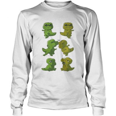 Dinosaurs Trex fusion dance longsleeve tee