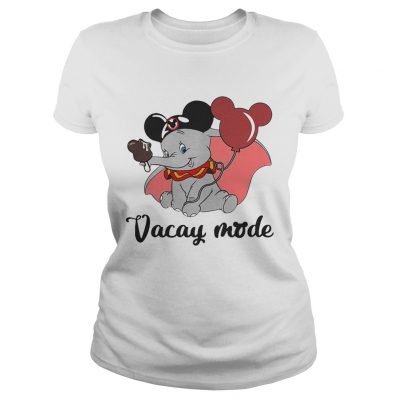 Dumbo loves Mickey Mouse vacay mode ladies tee