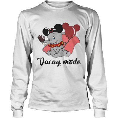 Dumbo loves Mickey Mouse vacay mode longsleeve tee