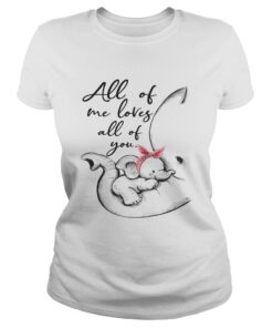 Elephant all of me loves all of you ladies tee