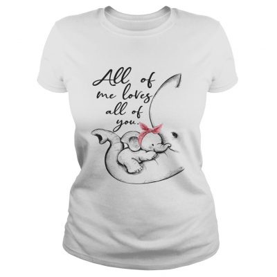 Elephant all of me loves all of you ladies tee