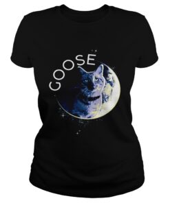 Flerken Goose the Cat in the moon ladies tee