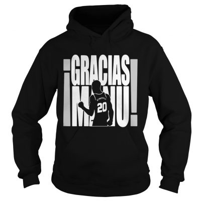 Gracias Manu Ginobili 20 hoodie