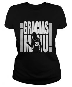 Gracias Manu Ginobili 20 ladies tee