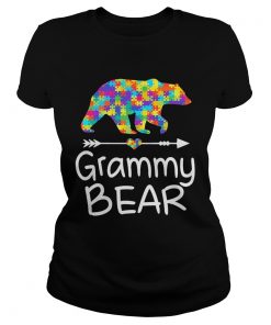 Grammy Bear Autism Awareness TShirt Autism Gift Ladies Tee