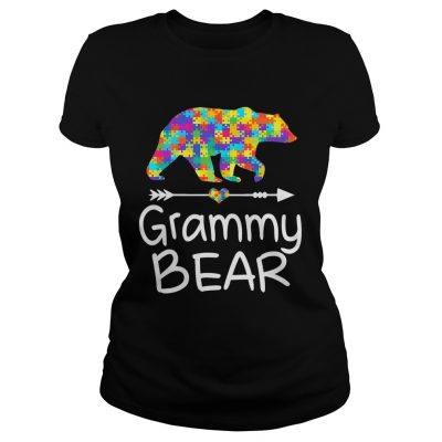 Grammy Bear Autism Awareness TShirt Autism Gift Ladies Tee